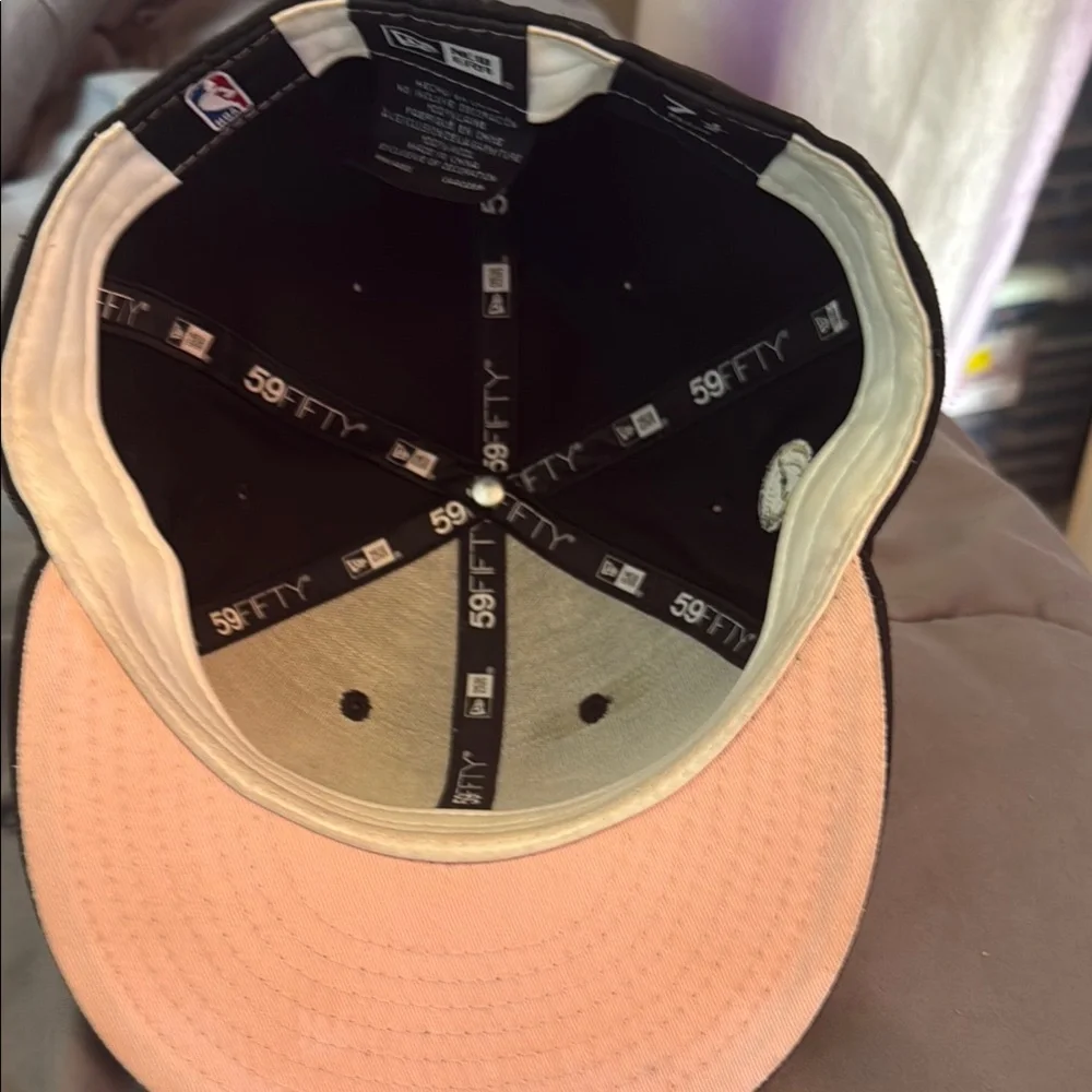Like new may been wore few time — New Era Black and Purple Party Hat size 7 1/2